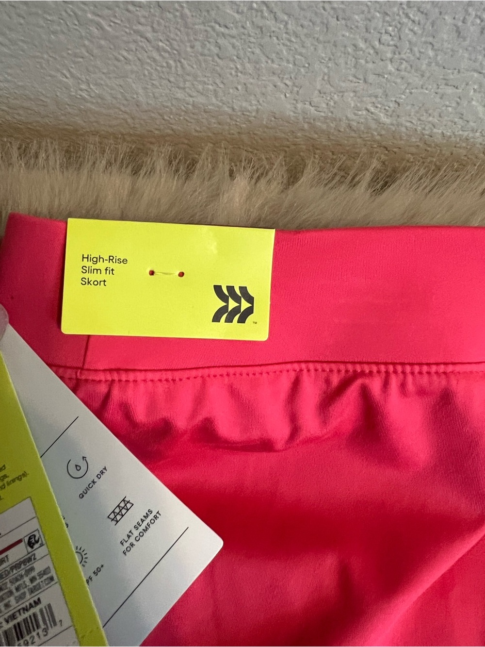 all in motion Bright Pink Active Skort - Picture 8 of 8